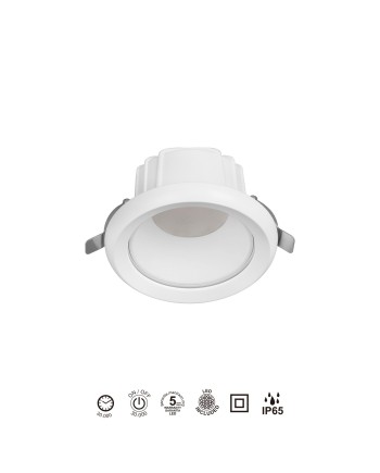 TAMPA * EMPOTRABLE IP65 10W CCT  BLANCO